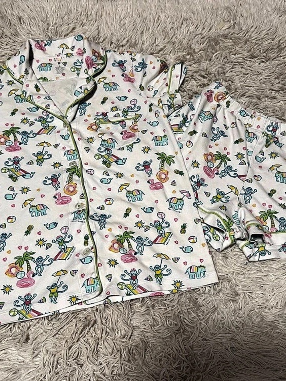 Roller rabbit pajama set